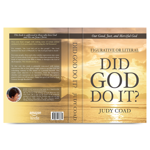 Design book cover and e-book cover  for book showing the goodness of God Ontwerp door Dodda Leite