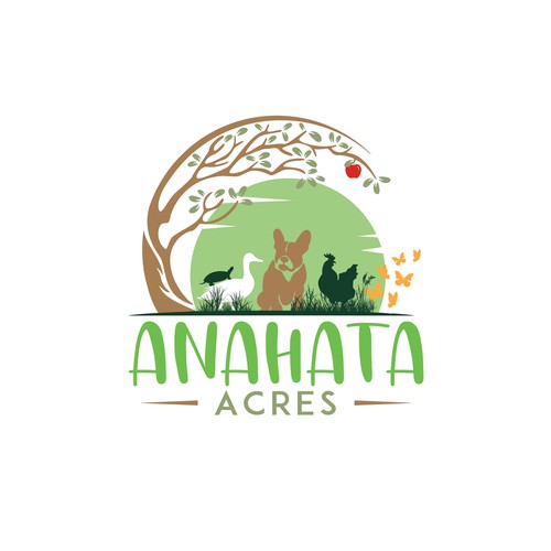 Organic Farm looking for a logo that represents the heart and soul of our land. Design by Linduska