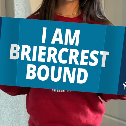 College Acceptance Sign Design by SoftSkills