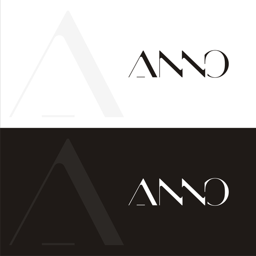 Design Craft a Unique Wordmark and Monogram for ANNO's Luxury Evening Wear por Roniseven