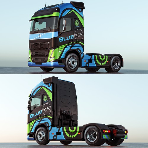 Wrapping Design for an Eco-Friendly Truck Design by adelea