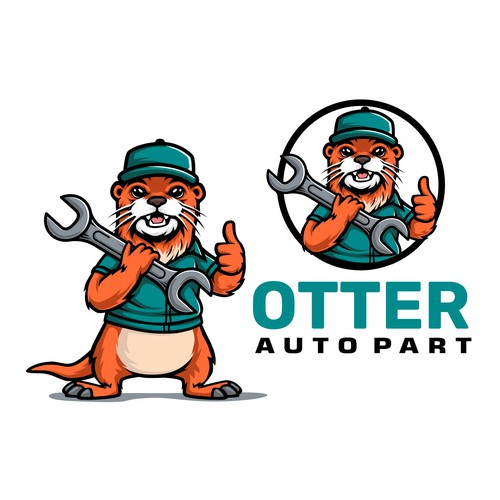 Attention Grabbing Mascot Logo For Auto Parts Ecom Store Design by masjacky