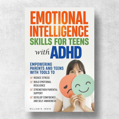 E-Book Cover Design for an Optimistic approach to addressing ADHD Design by Y&B