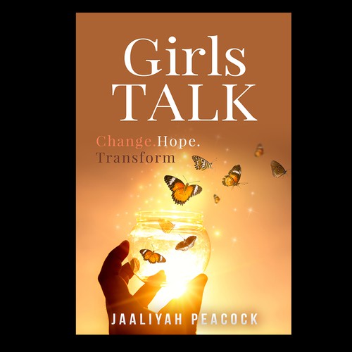 I need a beautiful butterfly book cover for my first book for women all around the world Design by dalim