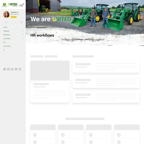 Looking for "stunning" & "Unique" Company Intranet Design Design by | Aquarian |