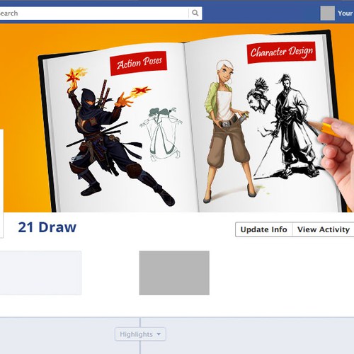 Design a facebook banner image. Ontwerp door UMA_09