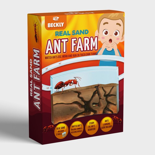 Eye Catching Ant Farm Box Design Design by Radmilica
