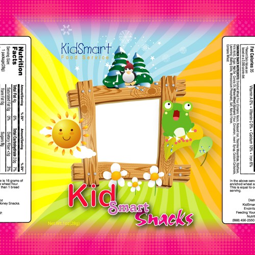 Kids Snack Food Packaging Ontwerp door Manojkumar