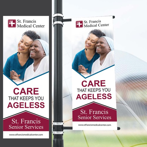 Design a banner that attracts older adults & families to use our specialized senior care & services Design by Saqi.KTS