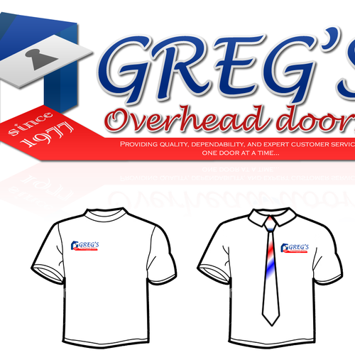 Help Greg's Overhead Doors with a new logo Réalisé par Ginge23