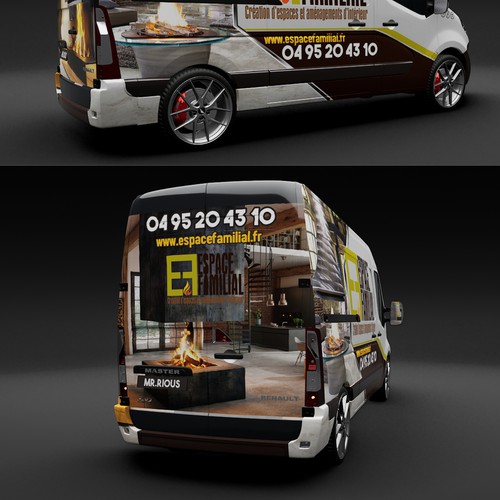 Car, truck or van wrap contest entry by TANSA ART