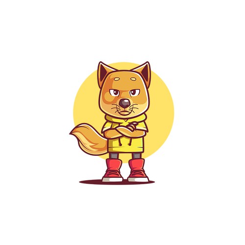 Redesign the Mascot for our Crypto Dog Coin and see it marketed EVERYWHERE! Design by h2.da