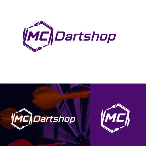 Design a strong, sleek and powerful logo for the Benelux darts specialist! Design by Alexey Efimenko