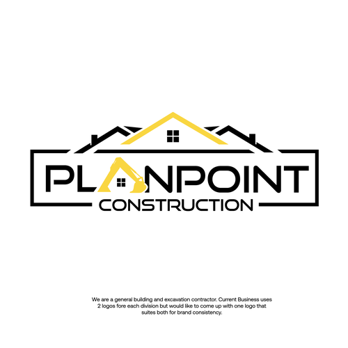 PlanPoint Construction Logo Needs A Remodel Design by nmxdsgns™