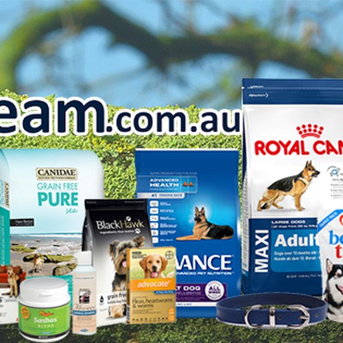 EASY facebook cover photo for an ONLINE PET STORE. Design by Grafikkstudio