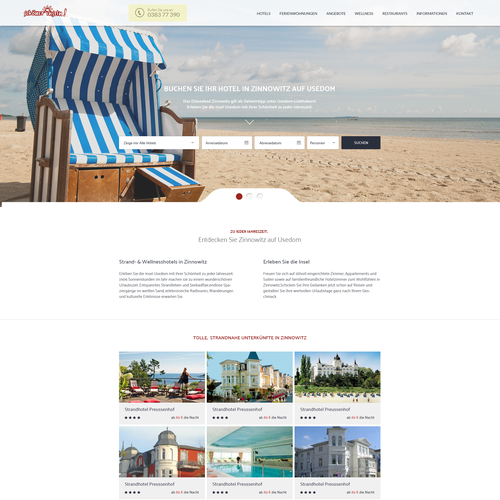 Web page design contest entry by malzi.