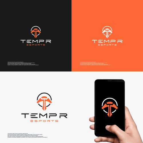 Logo for TEMPR Esports Design by L A T O