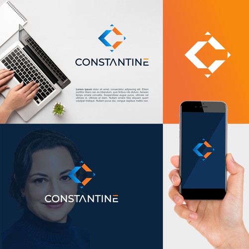 Constantine Logo Design by Maia.Designer