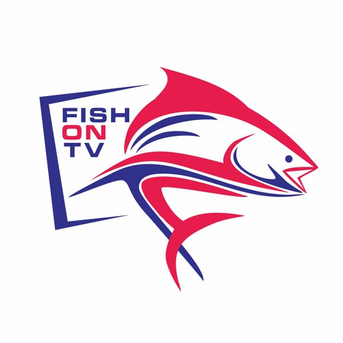 fun and exciting fishing TV channel logo that represents cool fishing contests Design by Fairul_