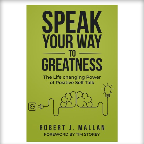 Speak Your Way to Greatness Book Cover Design Design by N&N Designs