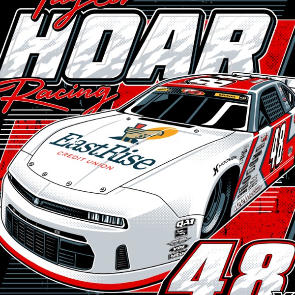 Design by Ibtar titled "Taylor Hoar Racing"