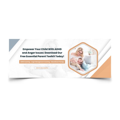Design a FB cover for Empower Your Child With ADHD and Anger Issues:  Download Our Essential Parent Design by AEI™