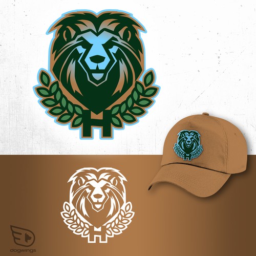 Harvest Academy Lions Mascot Design by Dogwingsllc