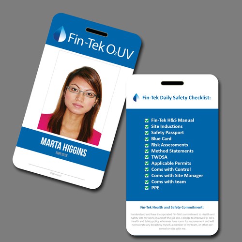 ID Card design Design por djox99