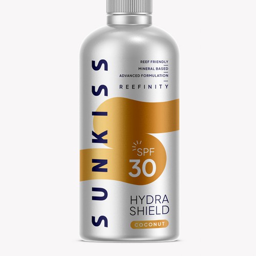 Luxury Sunscreen Label Design by Lady Goga