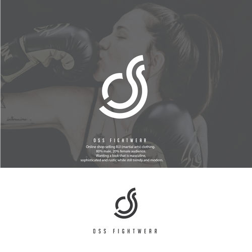 Design BJJ clothing shop logo to be rustic, masculine yet sophisticated. por PIKIRE BATEK