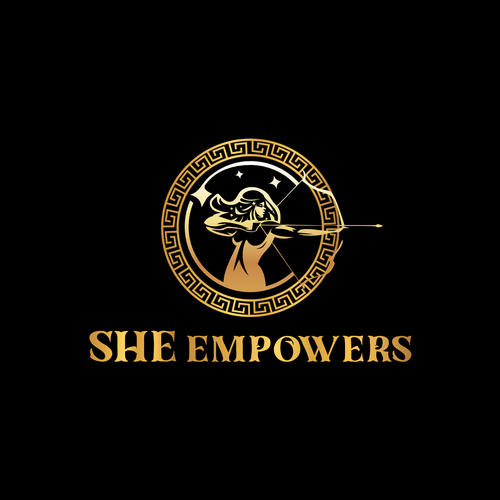 SHEempowers - luxurious design of a woman preferrably in some kind of a circle to appeal to women professionals Design by Ikim