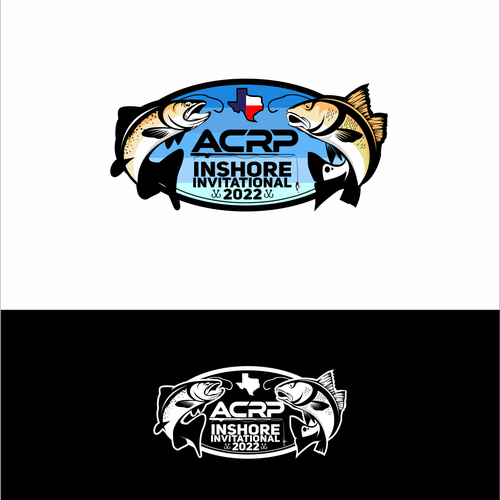 ACRP Fishing Tournament LOGO with fish illustration Design by Leydha