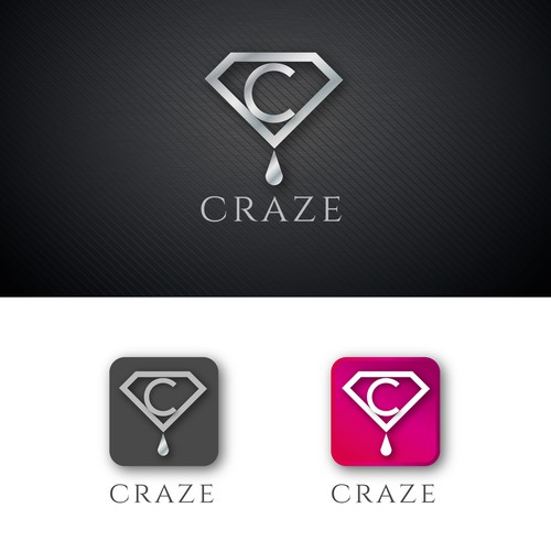 Sophisticated, luxury, edgy social shopping app icon/logo Design by imFlow☀️