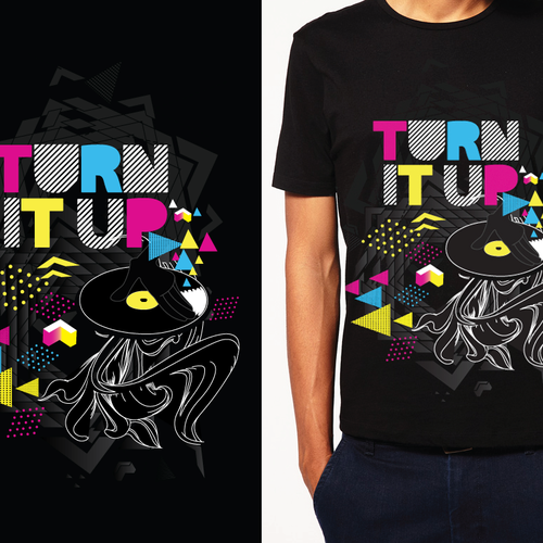 Dance Euphoria need a music related t-shirt design Design by Eday Inc.