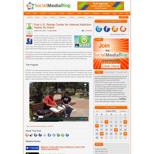 New Social Media Blog Site Design Needed Design by George Will