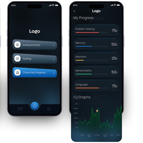 iOS/Android mobile app UI Design by sandy#ogma