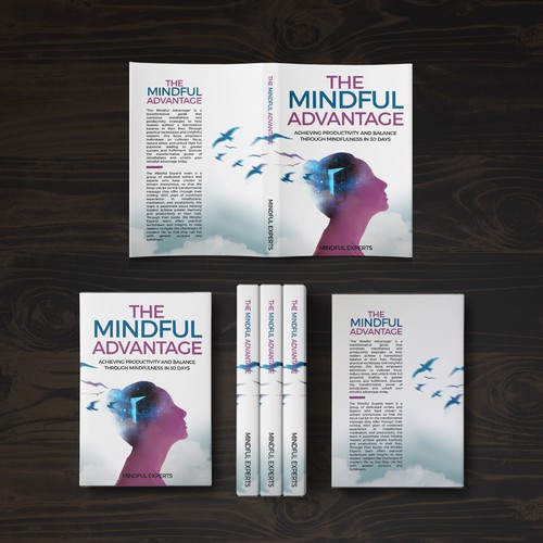 Book cover for a non-fiction self-help book about Mindfulness Réalisé par Aaniyah.ahmed