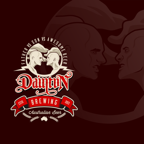 logo for Dainton Brewing Design by Widakk