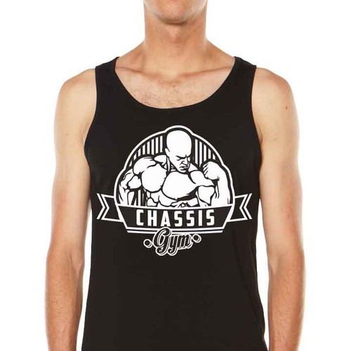 Design A Gym Singlet for Chassis Clothing Tshirt contest