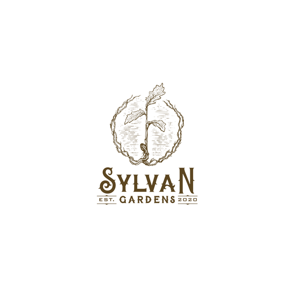 Local Plant Nursery and Micro Farm Sustainable logo design