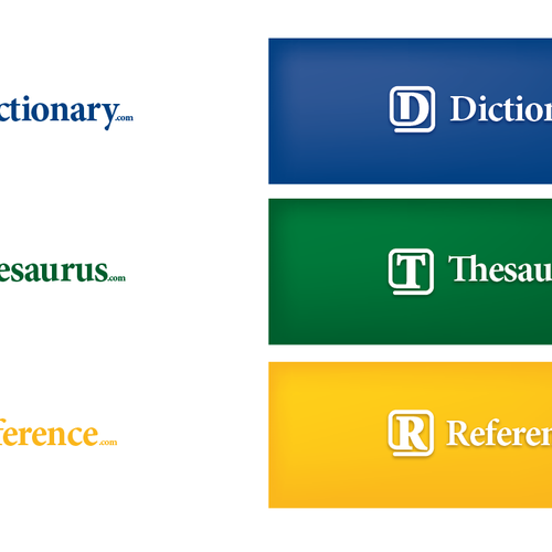 Dictionary.com logo Réalisé par LogoB