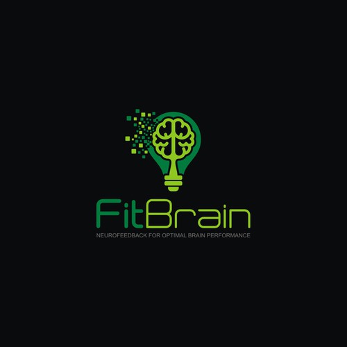 Brains need your creative brain! Simple Logo for a Neurofeedback business. Design by MarJoe