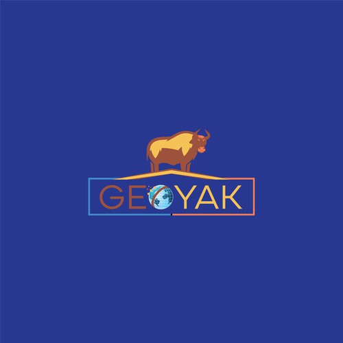 Yak-based logo for tech startup providing geospatial products and services Diseño de multigraphicz™