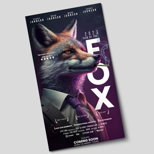 Design di Life360 2023 Year of the Fox Poster di Ashley Cannuli
