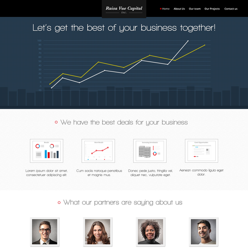 We need an AMAZING website! Design by lup lawer