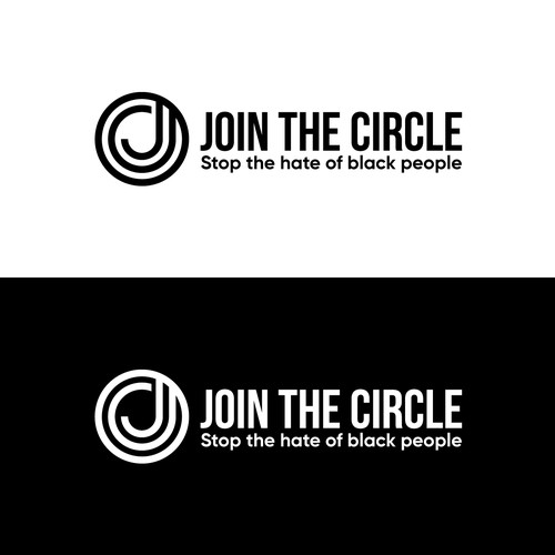 Anti racism logo Design by blackcat studios