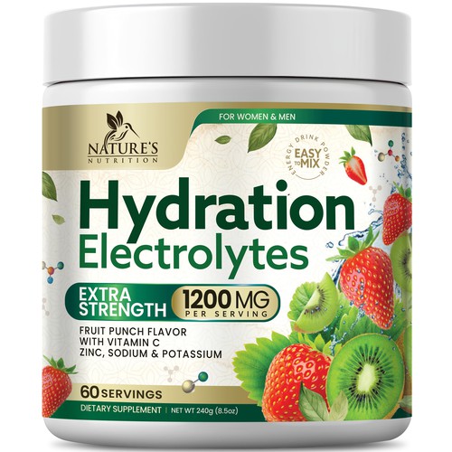 Hydration Electrolytes Design Needed for Nature's Nutrition Design by Black-Pepper