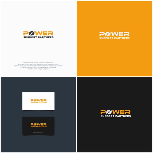 Home Generator Company Logo Design - Power Support Partners Design by Ai Wan