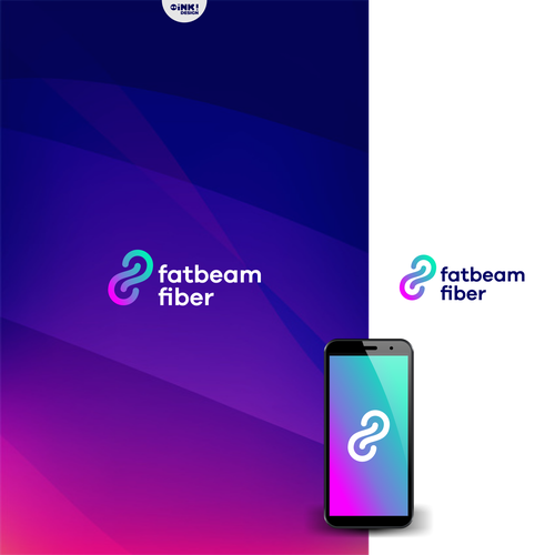 Fatbeam Fiber logo Design by oink! design