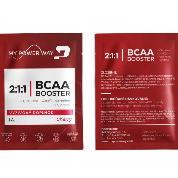 Bag design for BCAA Booster dietary supplement